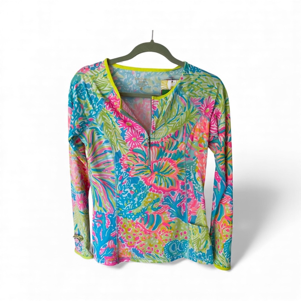 Lilly Pulitzer Multicolor Floral Blouse